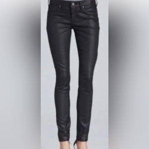 Rich and skinny size 26 coated black jean